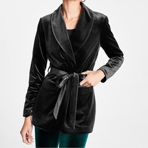 Black Wrap Blazer